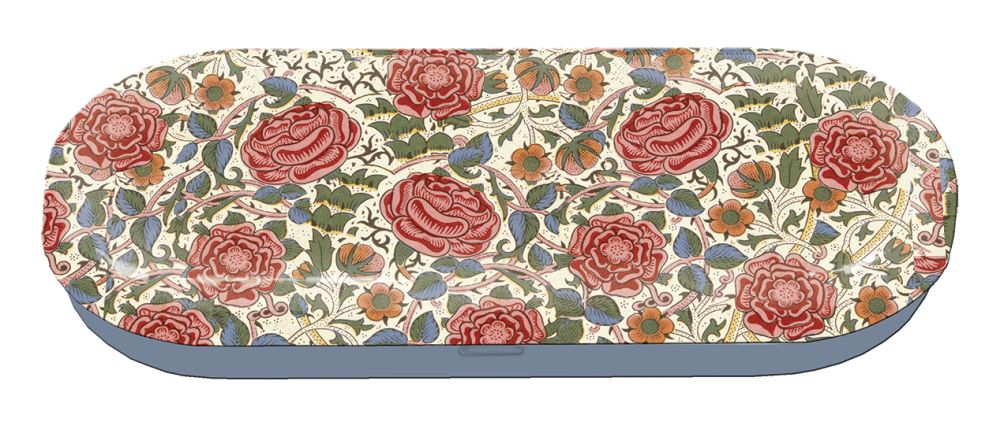 Glasögonetui, William Morris, Rosor