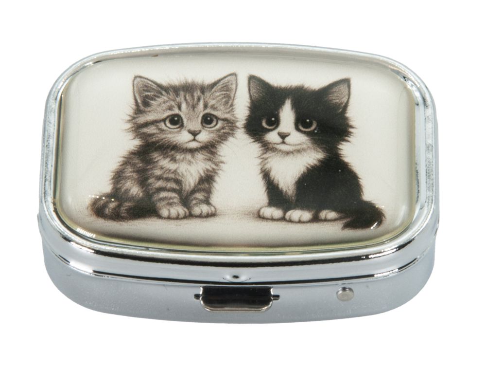 Pilleæsker med spejl, Lonely Cats, Borddisplay med 30 stk. - 4