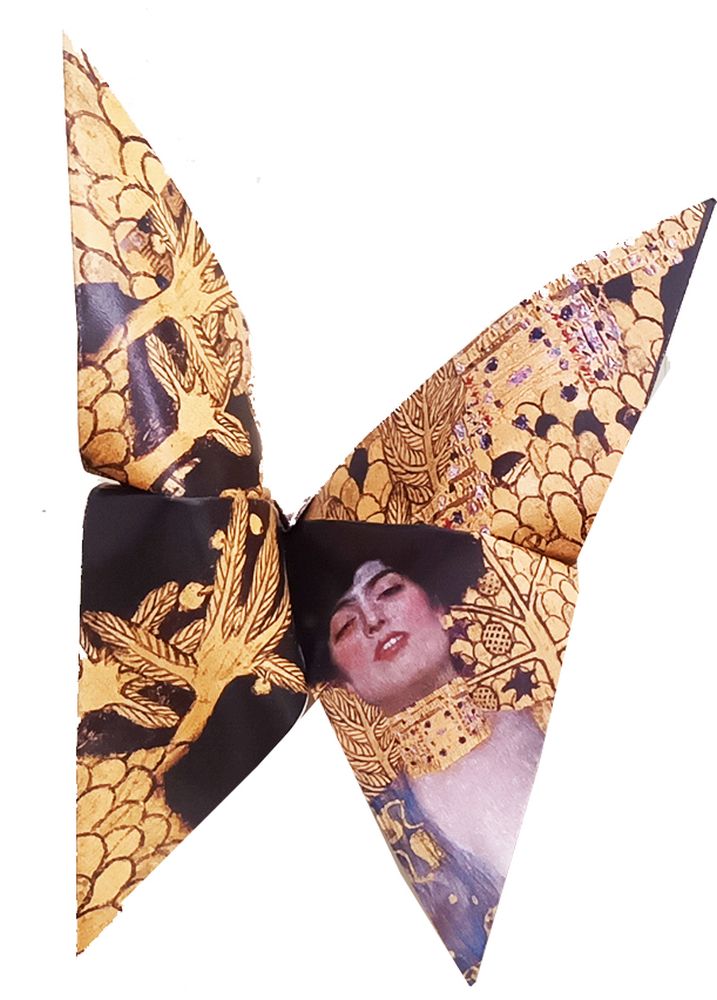Art Origami, Gustav Klimt, Sommerfugle, Sværhedsgrad: Easy - 3
