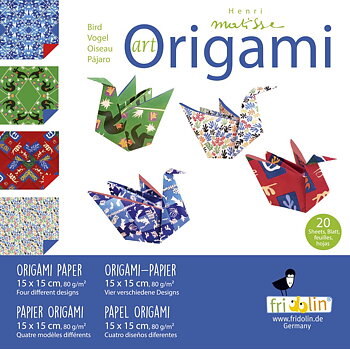 Art Origami, Matisse, Fugle, Sværhedsgrad: Normal