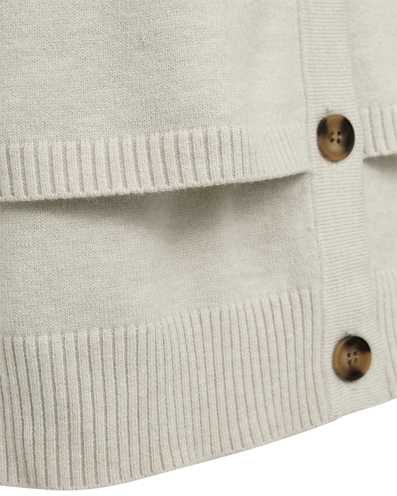 Freequent - Cappa Cardigan Beige - 5