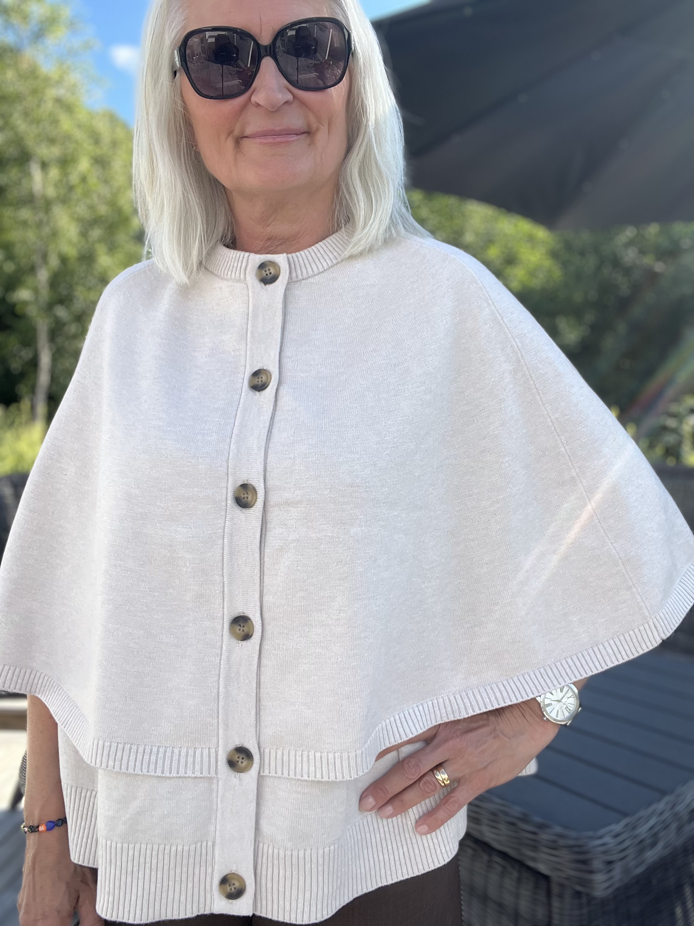 Freequent - Cappa Cardigan Beige