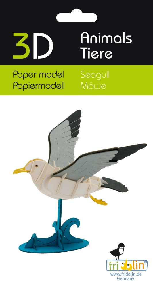 3D-papirmodel, Måge