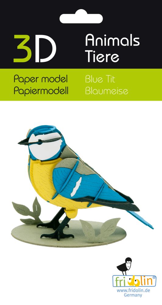3D-papirmodel, Blåmejse