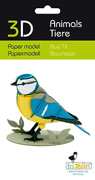 3D-papirmodel, Blåmejse