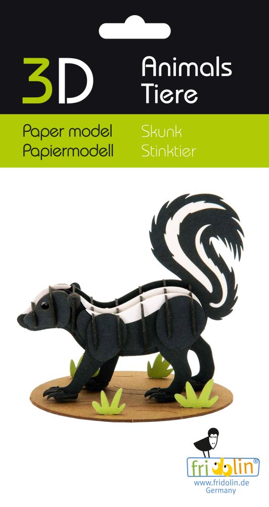 3D-papirmodel, Stinkdyr