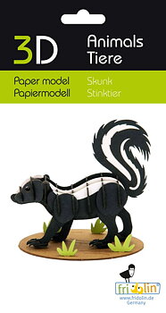 3D-papirmodel, Stinkdyr