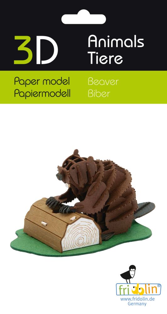 3D-papirmodel, Bæver