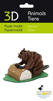 3D-papirmodel, Bæver