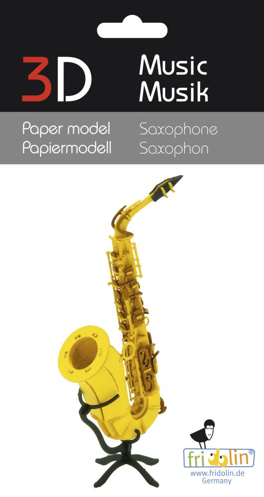3D-papirmodel, Saxofon