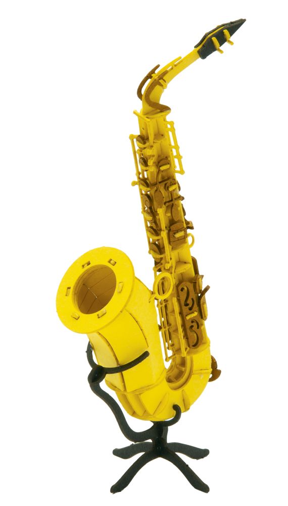 3D-papirmodel, Saxofon - 2