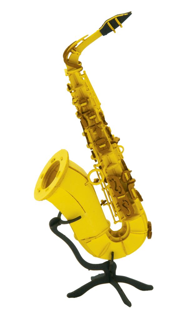 3D-papirmodel, Saxofon - 5