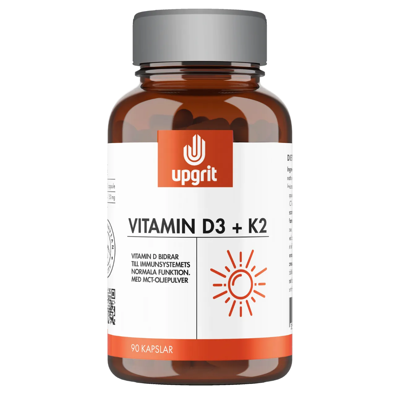 Upgrit Vitamin D3+K2 90k