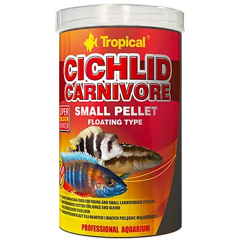 Tropical Cichlid Carnivore Small Pellet 1000ml/360g