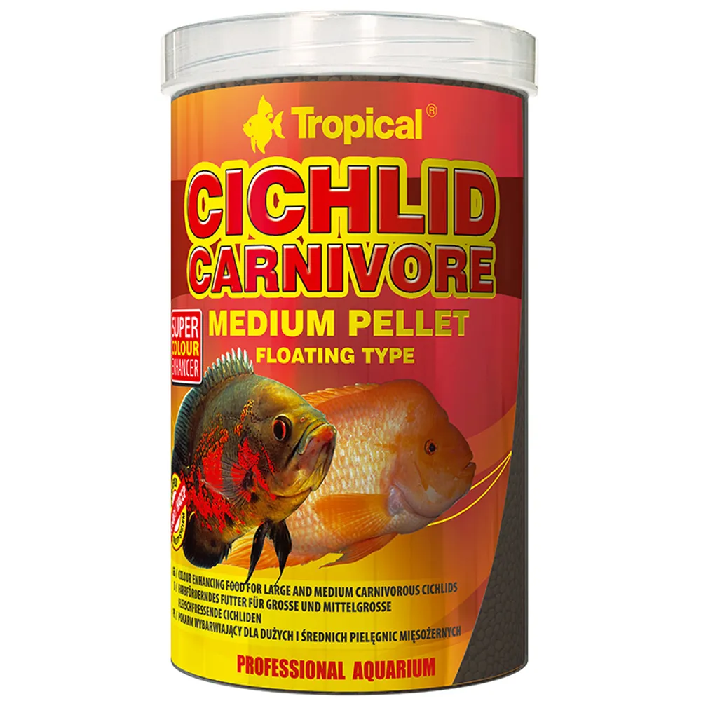 Tropical Cichlid Carnivore Medium Pellet 1000ml/360g