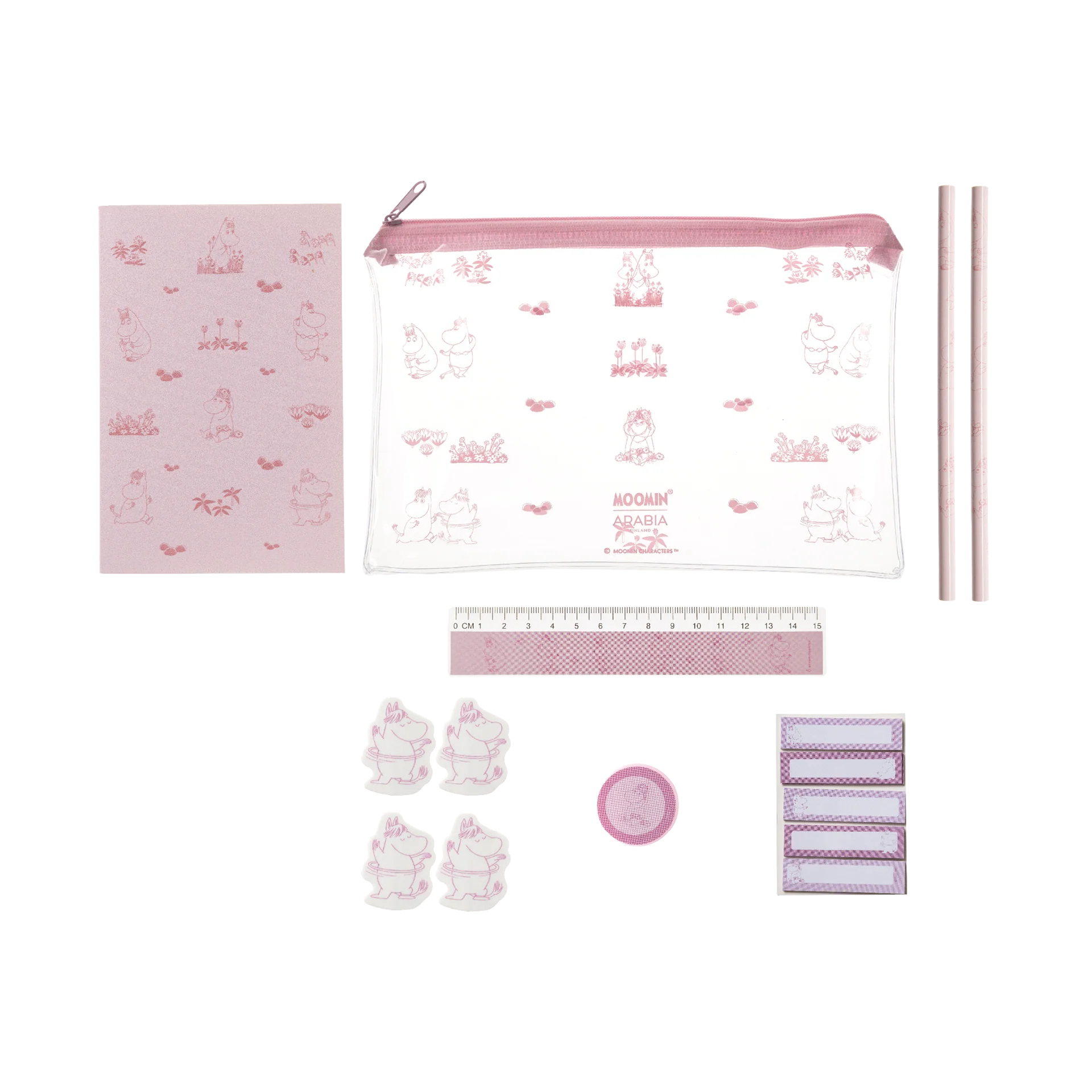 Moomin Pencil Case + Accessories - Snorkmaiden