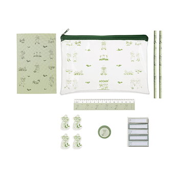 Moomin Pencil Case + Accessories - Snufkin