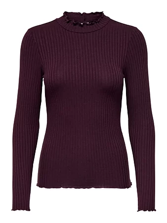 Jacqueline de Yong - Fransiska Top Vinröd