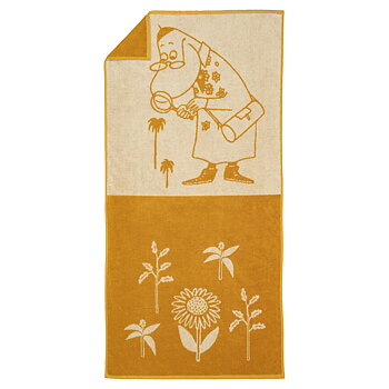 Moomin Bath Towel 70x140 cm - Hemulen Ochre