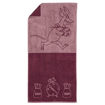 Mumin Badhandduk 70x140 cm - Sniff Malva