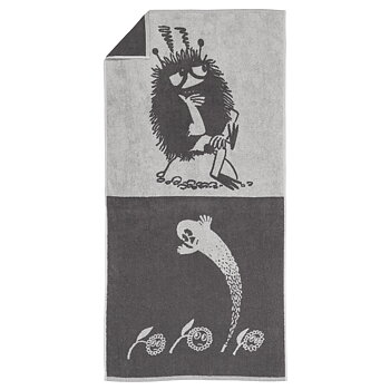 Moomin Bath Towel 70x140 cm - Stinky Gray
