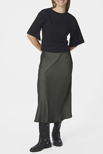 Neo Noir - Bovary Skirt Deep Green