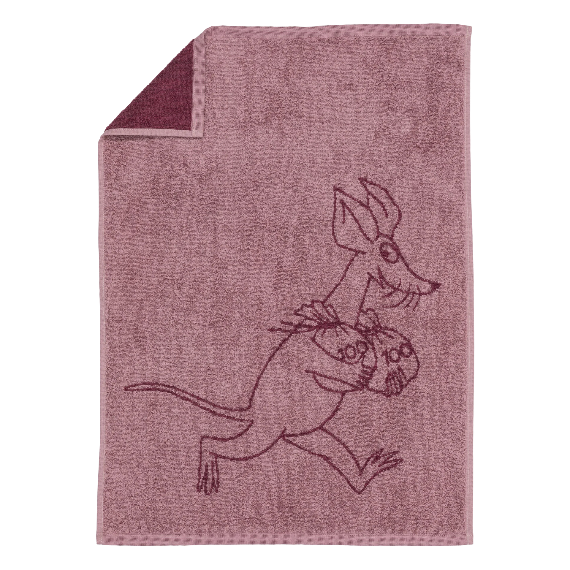 Moomin Towel 50x70 cm - Sniff Malva