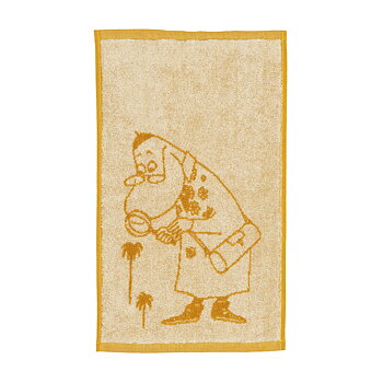 Moomin Towel 30x50 cm - Hemulen Ochre