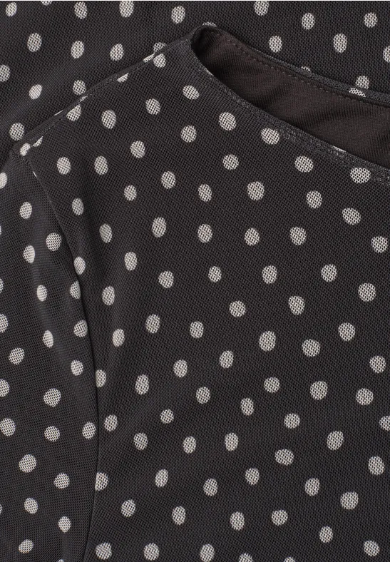 Mesh Dress Black Coffee  Prickig klänning - 3