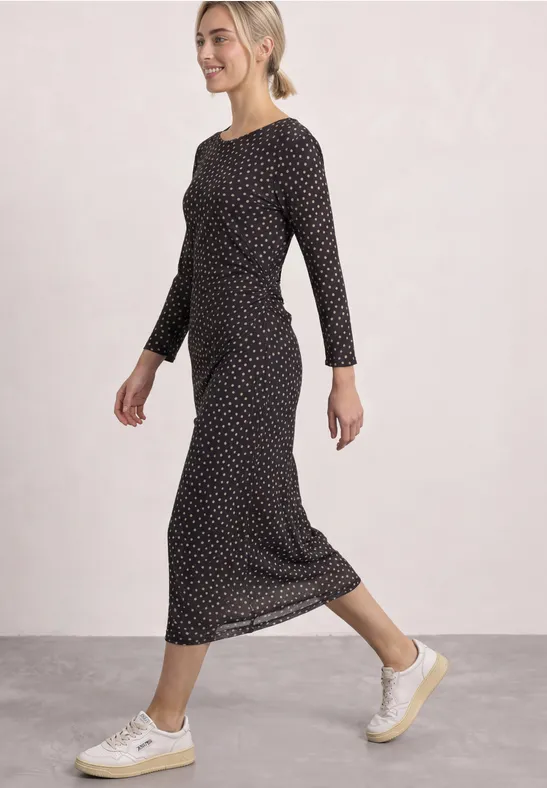 Mesh Dress Black Coffee  Prickig klänning - 4