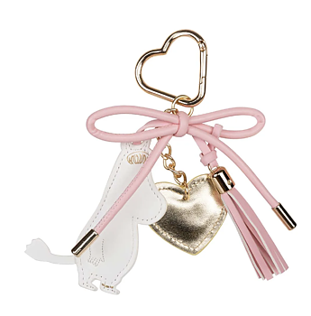Moomin Heart Bag Charm - Snorkmaiden Pink