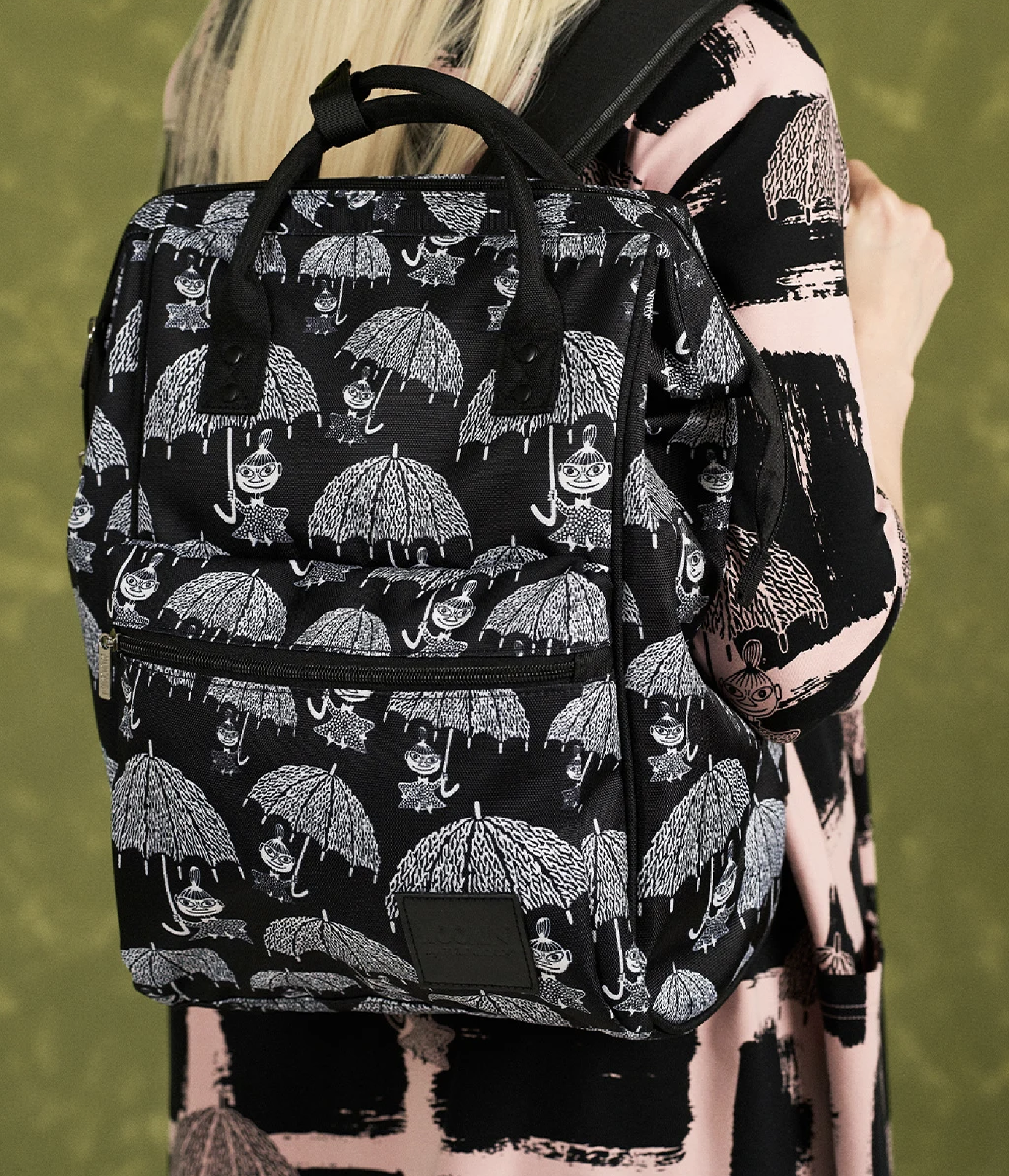 Moomin Backpack - Rain Black/White - 4