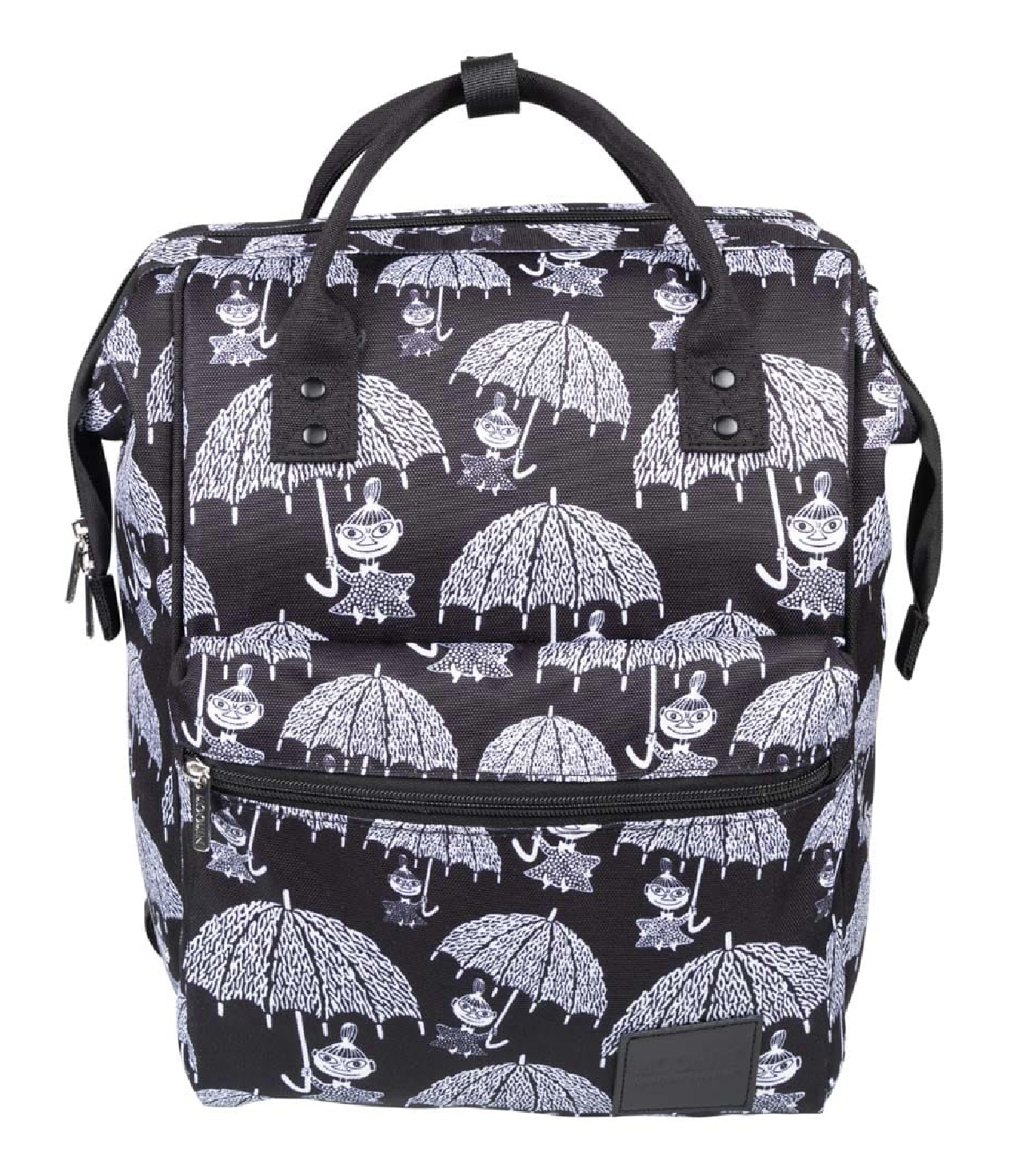 Moomin Backpack - Rain Black/White