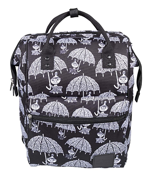 Moomin Backpack - Rain Black/White
