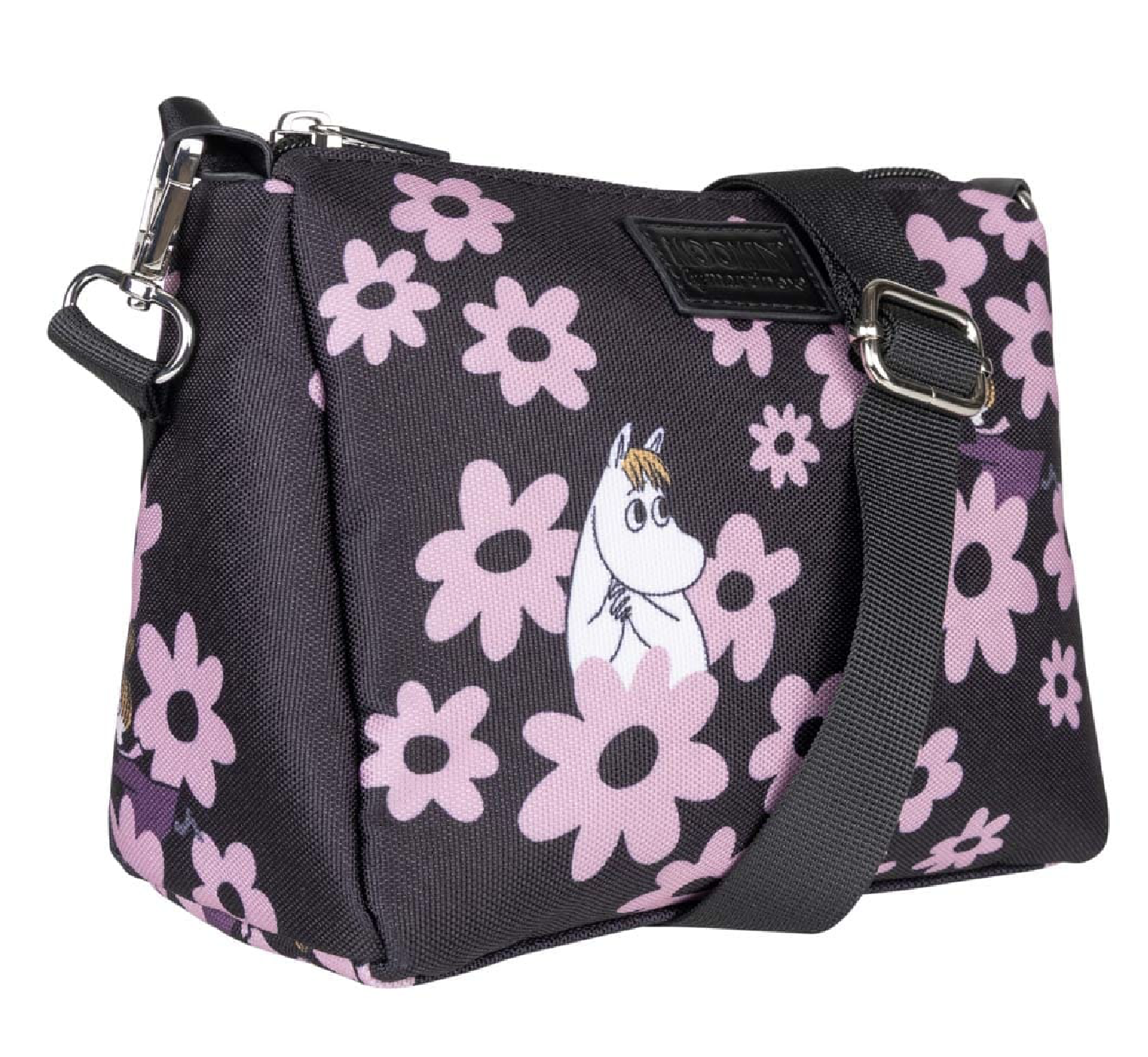 Moomin Shoulder Bag 18x13,5 cm - Rain Black/White