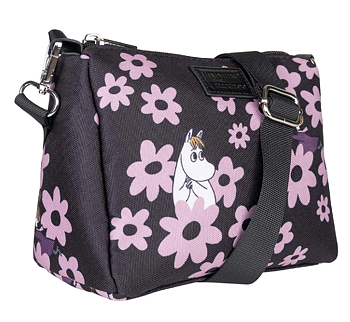 Moomin Shoulder Bag 18x13,5 cm - Rain Black/White