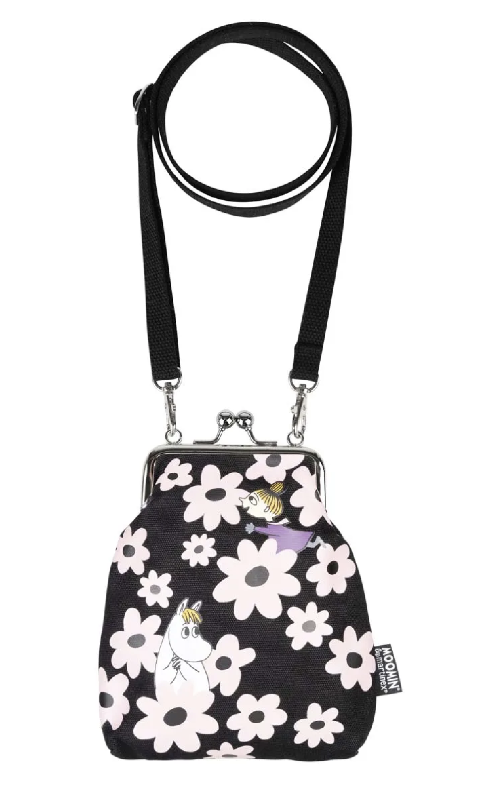 Moomin Shoulder Bag 14x19 cm - Longing, Black