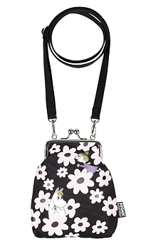 Moomin Shoulder Bag 14x19 cm - Longing, Black