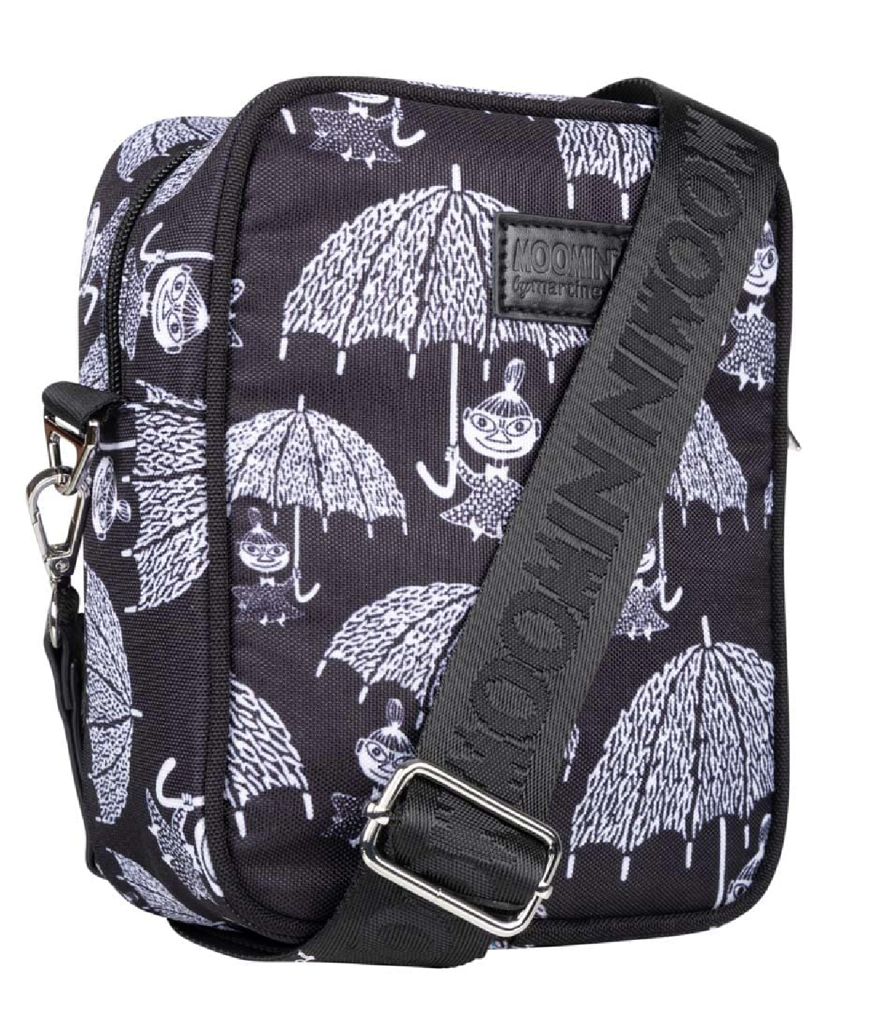 Moomin Shoulder Bag 15.5x20 cm - Rain Black/White - 2