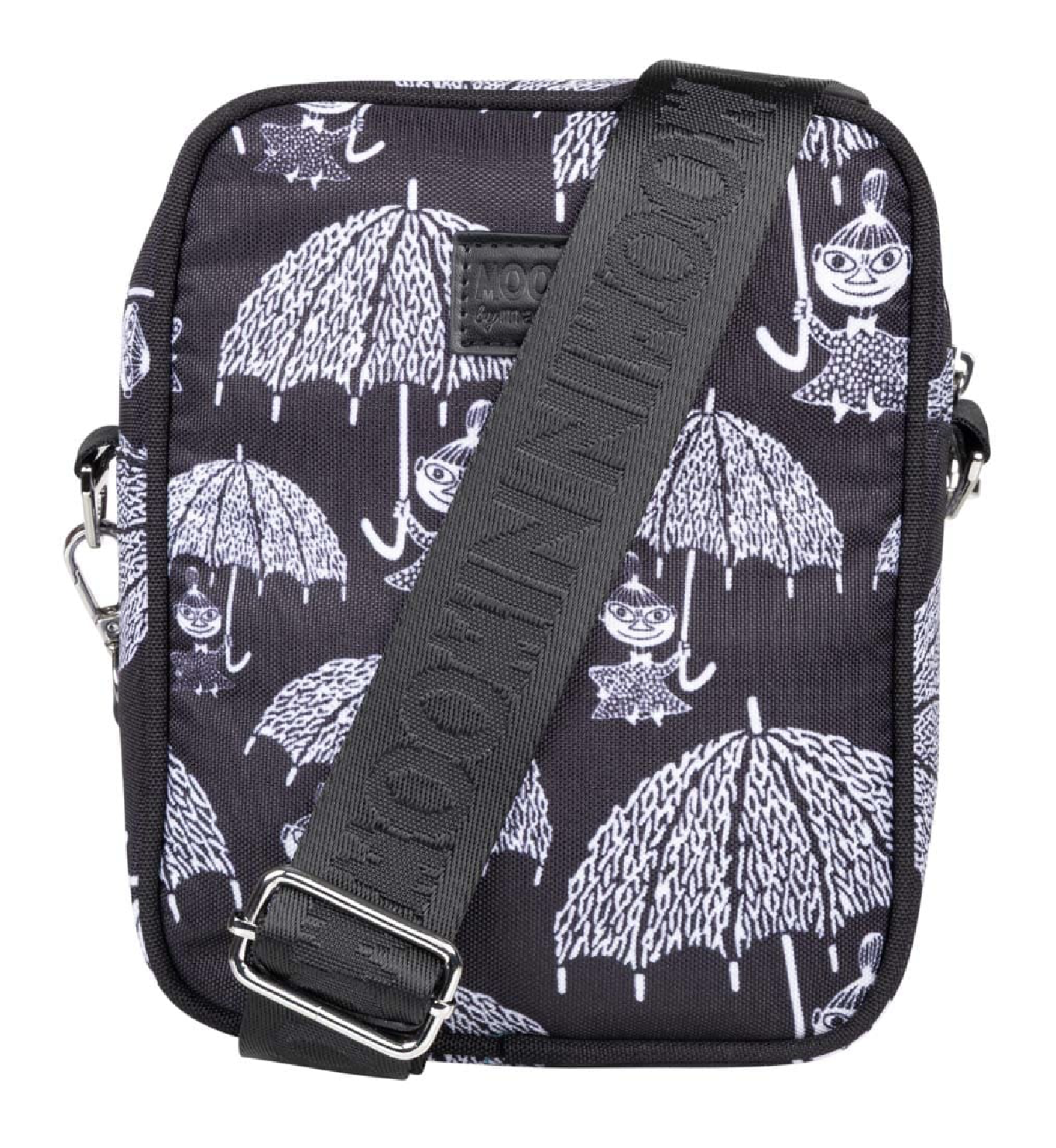 Moomin Shoulder Bag 15.5x20 cm - Rain Black/White