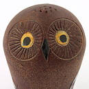 Astrid Anderberg (1960s) Brown Owl Shaker 14 cm