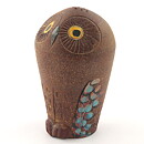 Astrid Anderberg (1960s) Brown Owl Shaker 14 cm