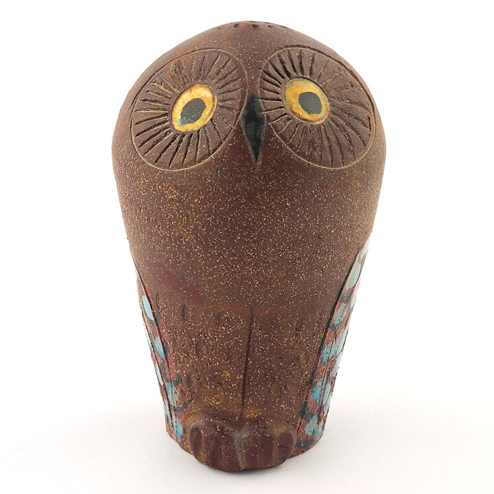 Astrid Anderberg (1960s) Brown Owl Shaker 14 cm