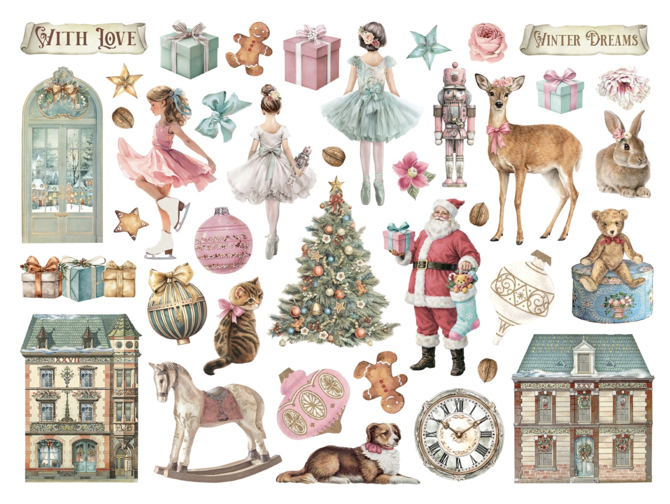 Stamperia Winter Magic die-cuts - 2