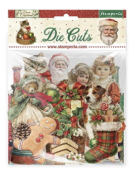 Stamperia Classic Christmas die-cuts
