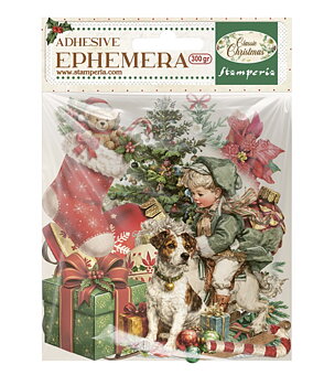 Stamperia Classic Christmas Adhesive Cut-outs Ephemera 