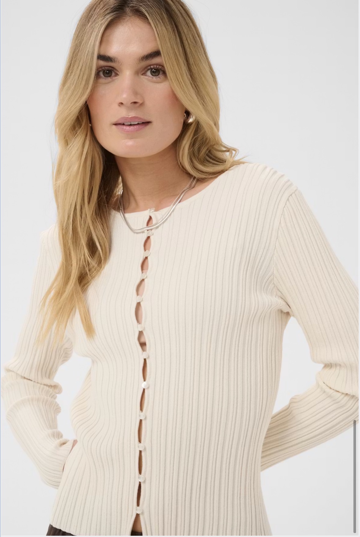 Saint Tropez Sigrida Cardigan Ice - 3