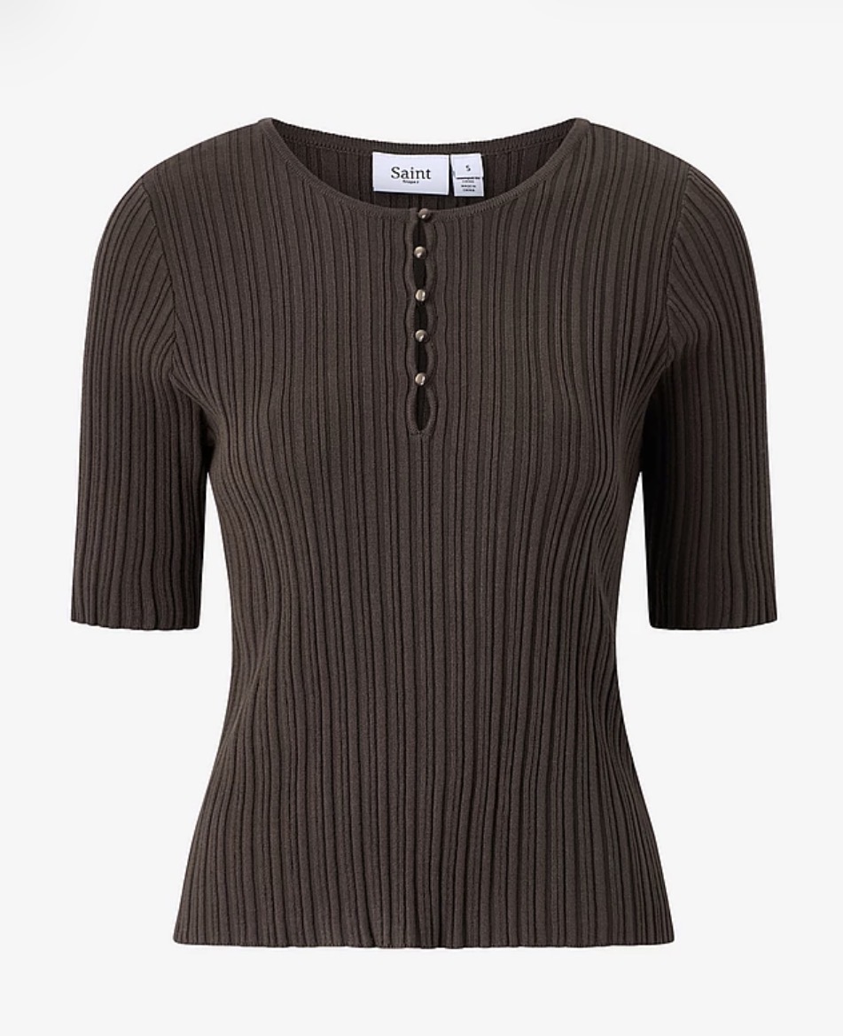 Saint Tropez Sigrida Pullover Chocolate Brown