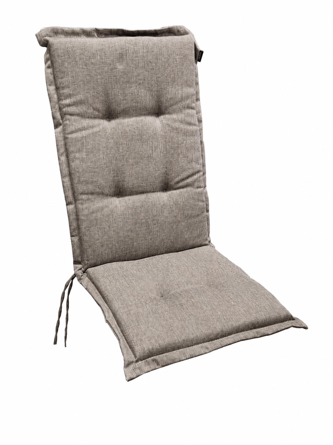 Brun tjock positionstolsdyna 46 × 117 cm