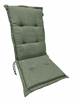 Grön tjock positionstolsdyna 46 × 117 cm
